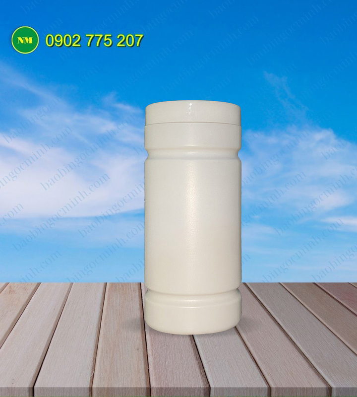 700gr HDPE plastic jar for veterinary medicine