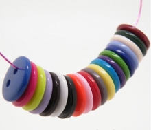 Plastic buttons