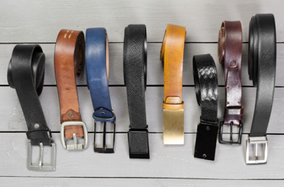Leather belt