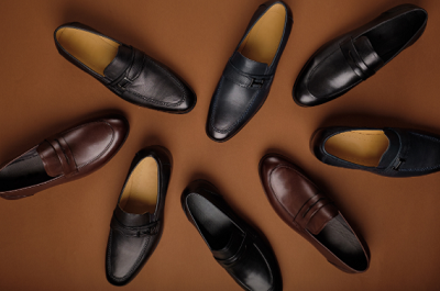 Leather shoe