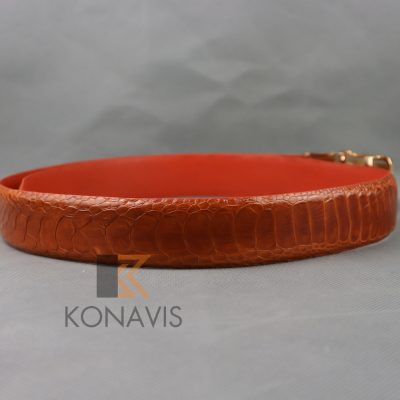 Leather belt