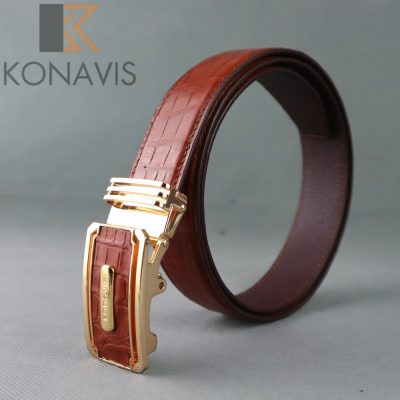 Leather belt