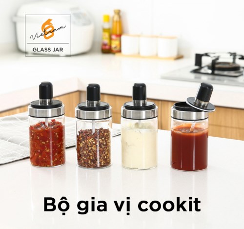 Cookit spice jar set