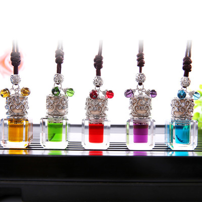 Hanging car diffuser bottle