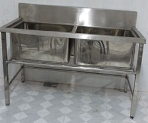 Stainless steel washbasin