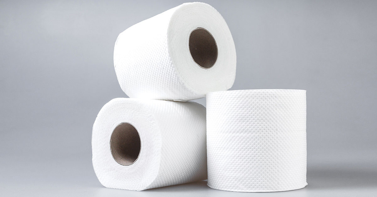 Paper tube for toilet paper