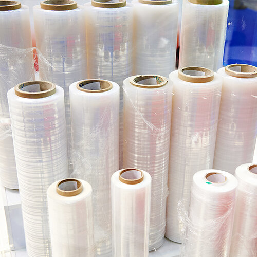 Paper tube for food film and stretch film