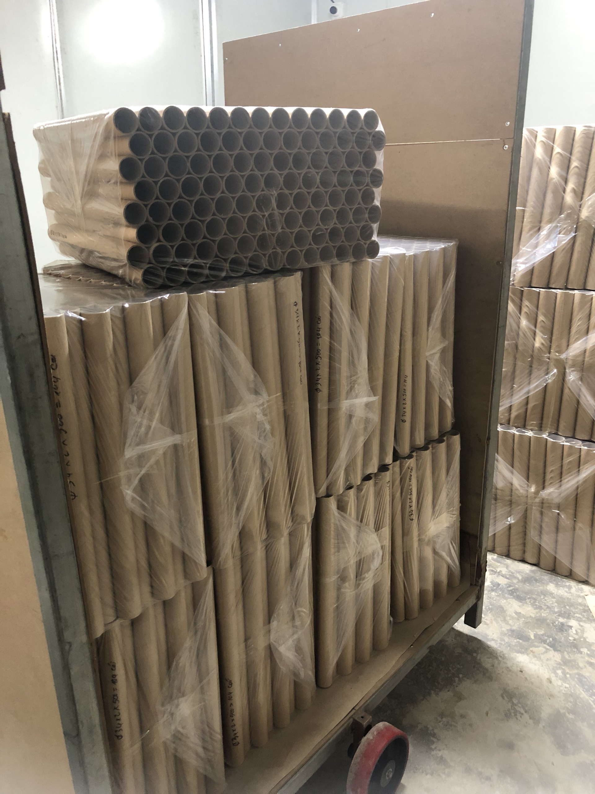 Styrofoam paper roll