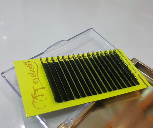 Flat lash eyelash extensions