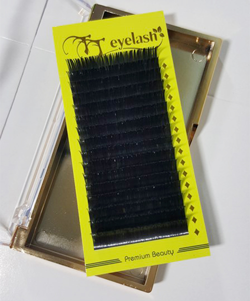 Flat lash eyelash extensions