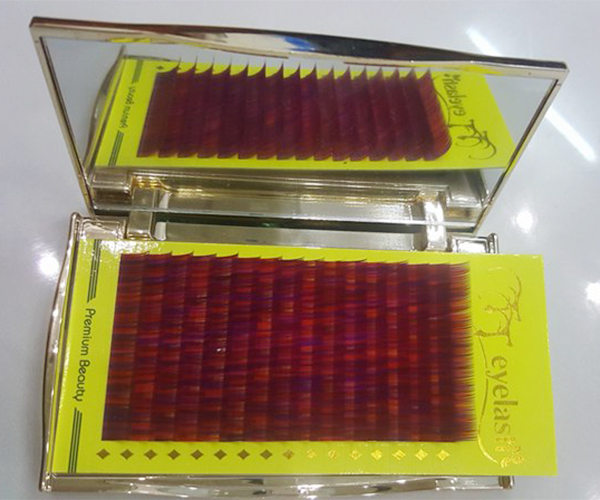Color eyelash extensions