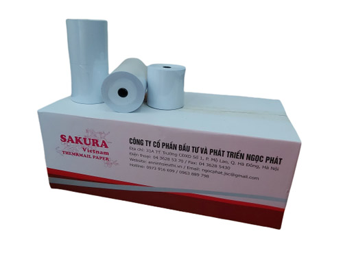 Thermal bill printing paper