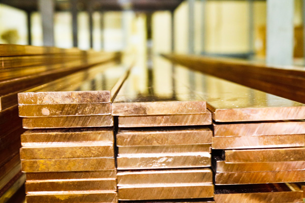 Rectangular copper bar