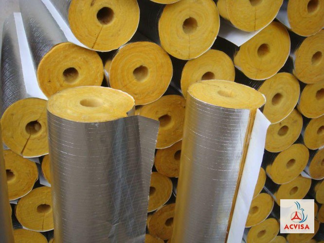 Glass wool insulation tube