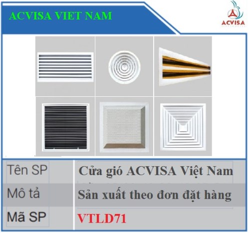ACVISA air vent