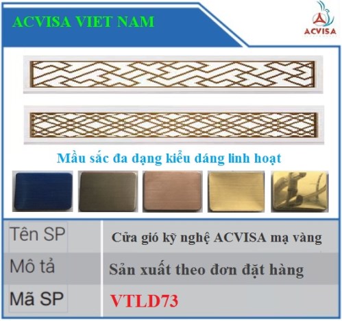 ACVISA industrial air vent