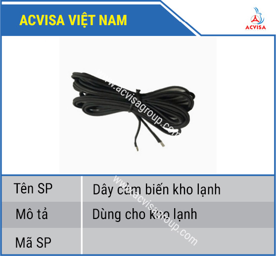 Cold storage sensor cable