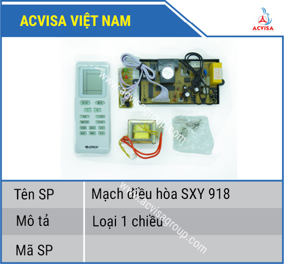 SXY 918 air conditioner circuit board