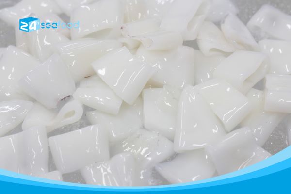 Sliced squid