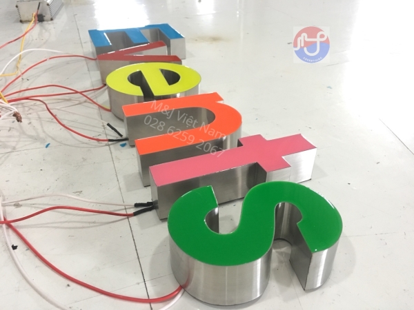 Epoxy resin sign letter