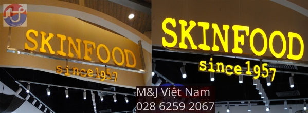 Epoxy resin sign letter