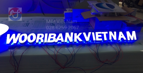 Epoxy resin sign letter