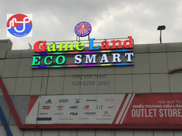 2-component aluminium letters