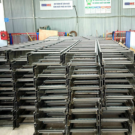Cable tray and ladder