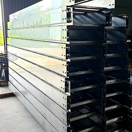 Cable tray and ladder