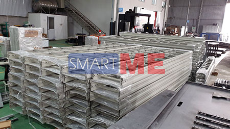Cable tray and ladder
