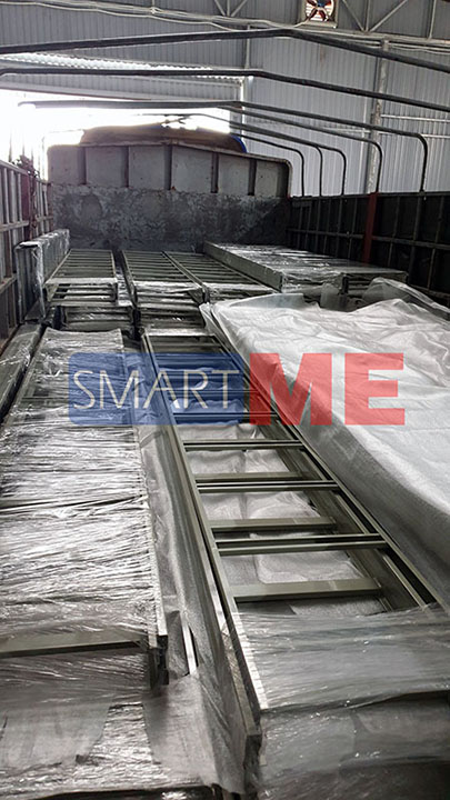 Cable tray and ladder