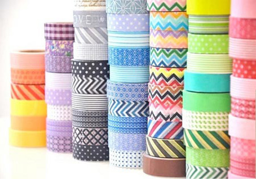 Colorful adhesive tape