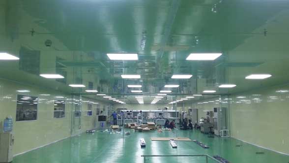 Construction of electricity and water works