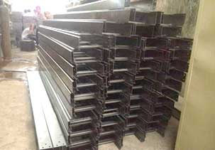 Elevator trough