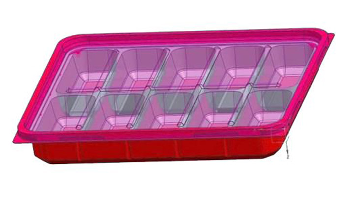 Cake packaging box