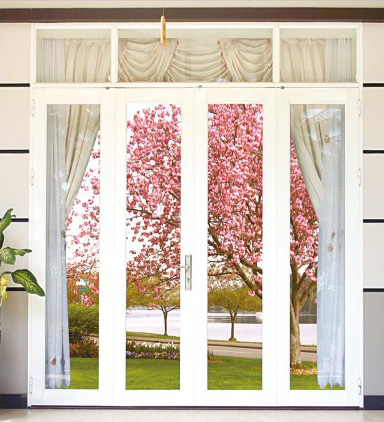 Aluminum doors