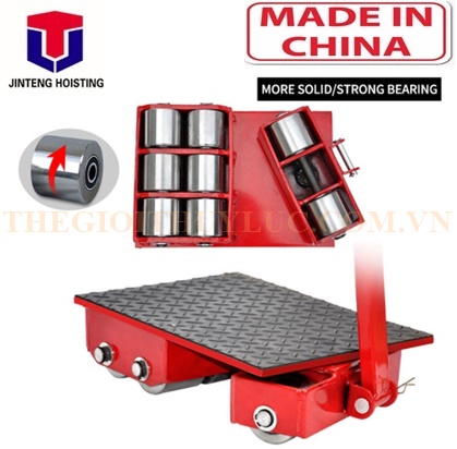 Warehouse cargo trolley roller