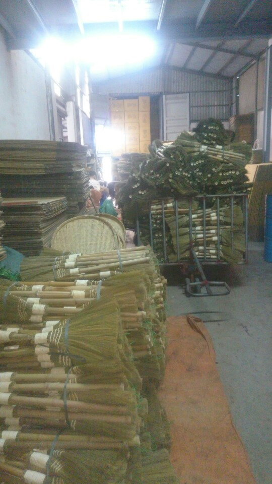 Bamboo broom