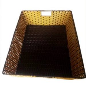 Rattan plastic tray