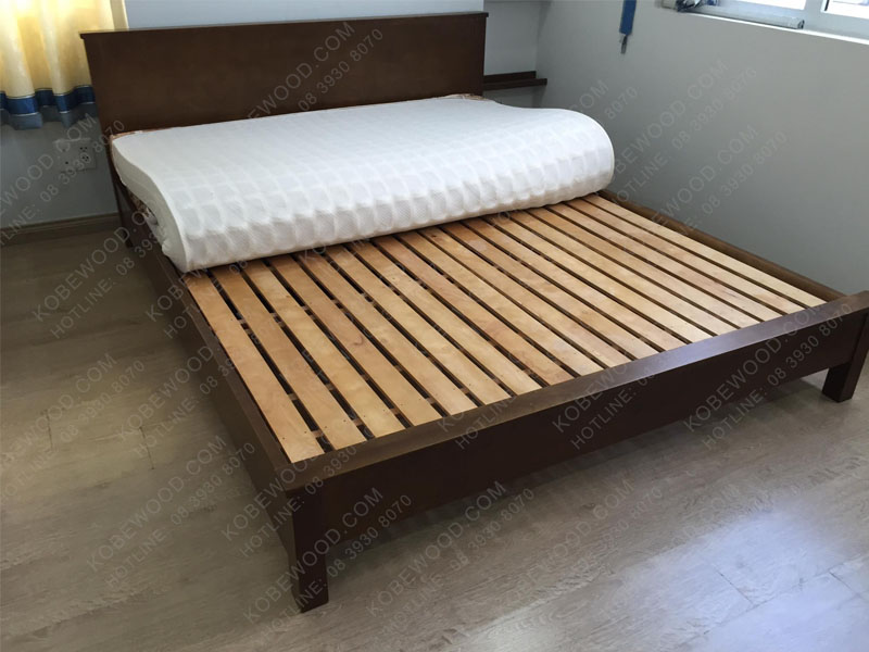 Wooden bed