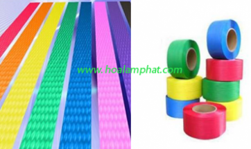 Plastic strapping belt