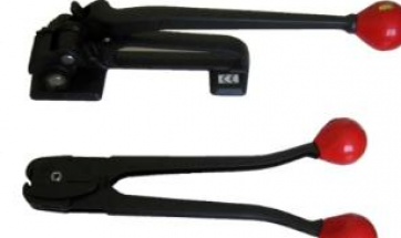 Steel strapping tool