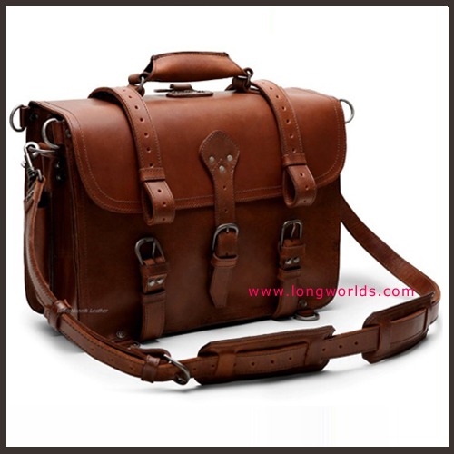 Leather briefcases