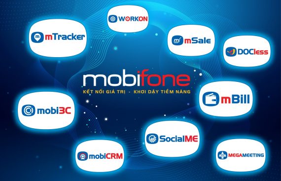 MobiFone brand identity design