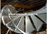 Grating for stairs