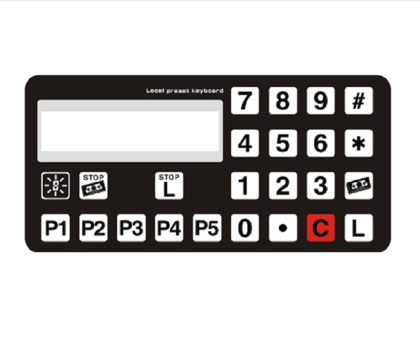 Tatsuno fuel dispenser keypad