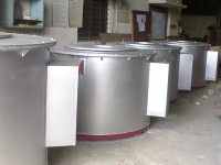 Gas-pot aluminum furnace