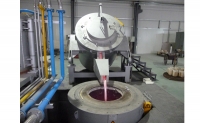 400kg tilting-pot aluminum furnace