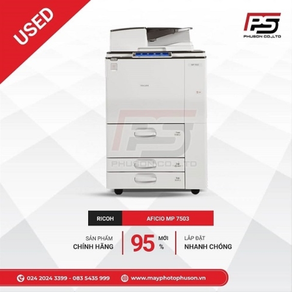 Ricoh Aficio MP 7503 Photocopier