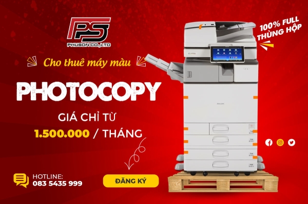 Colored photocopier rental